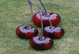 Contemporary Gloss Cherry Ornament Sculpture Available To Purchase Now!