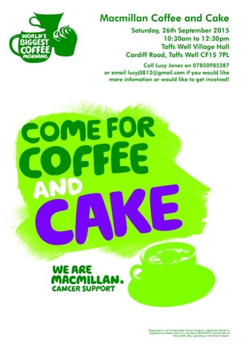 Macmillan Coffee Morning, Lucy Jones - Ref #8574 | Stall & Craft Collective