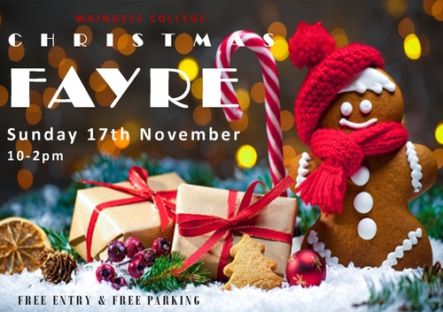 Christmas Fair, Waingels College PTA - Ref #19053 | Stall &amp; Craft Collective