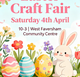 Easter Craft Fair at West Faversham Community Centre