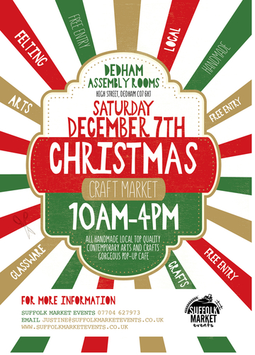 Dedham Christmas Craft Market, Suffolk Market Events - Ref #44234
