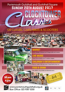 Clock Tower Classic Car Crafts & Collectables Show Portsmouth