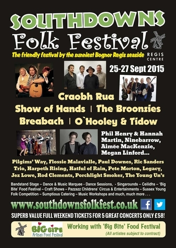 Southdowns Folk Festival -  West Sussex  - Preparations Gather Pace