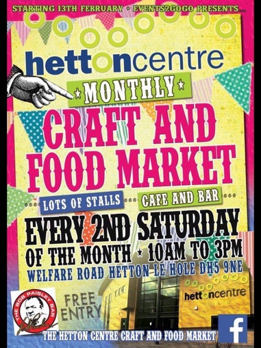 Community Craft And Food Market At The Hetton Centre In Hetton Le Hole, Tyne And Wear, DH5 9NE