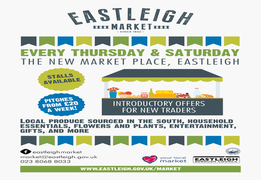 Eastleigh Market Place, Hampshire - Fabulous Introductory Offer For Stallholders
