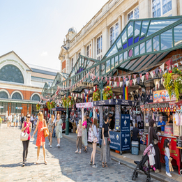 The Jubilee Market in London&#39;s Covent Garden has a special visitor this Easter weekend.