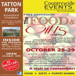 Food and Gifts Event on 28-29th October at Tatton Park Cheshire - Countrywide Events