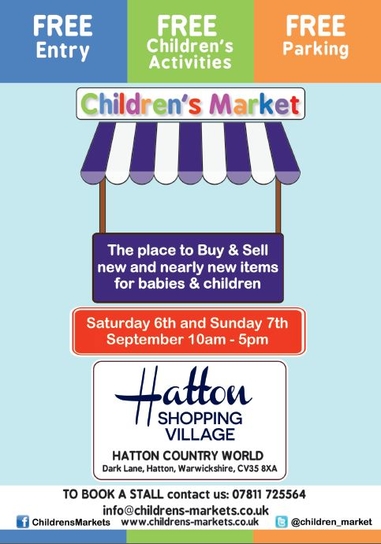 Children&#39;s Market At Hatton Country World - Warwickshire - Sept 6th &amp; 7th